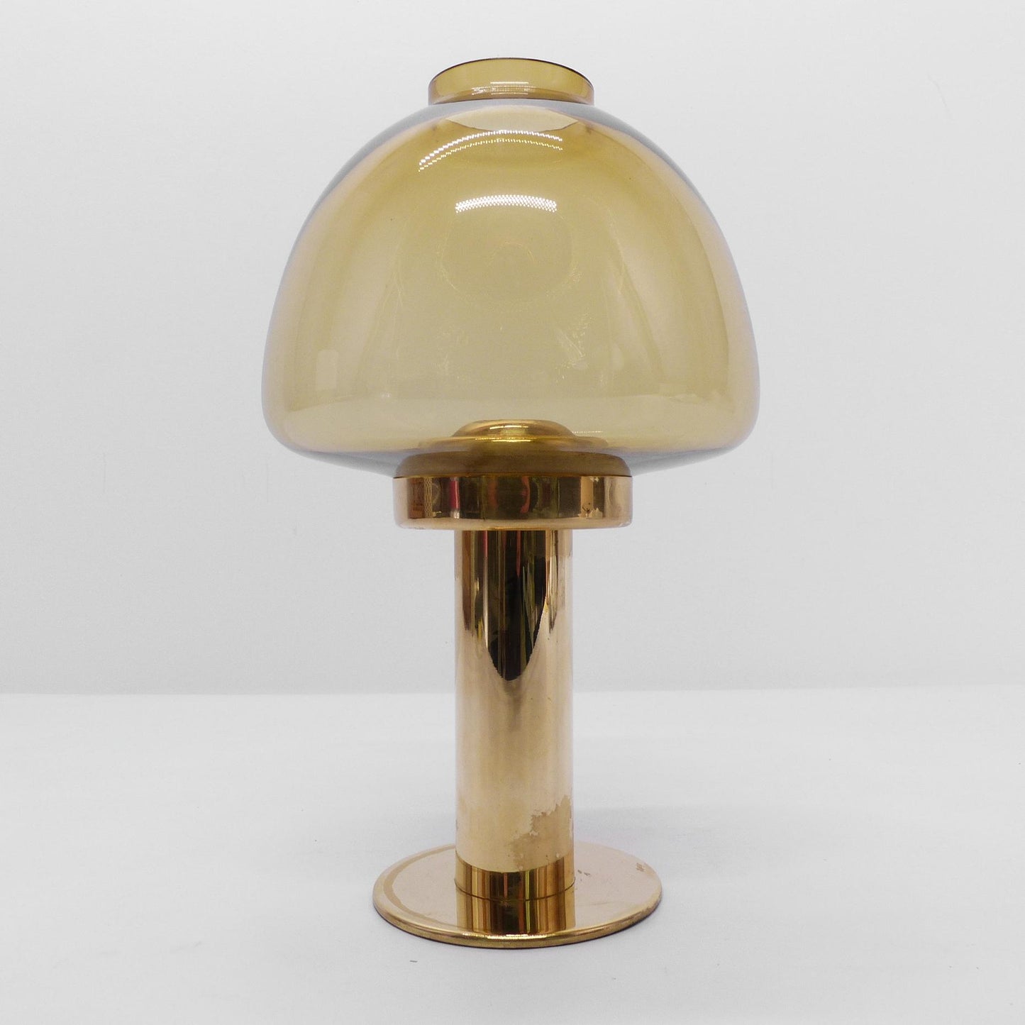 Bougeoir scandinave Hans-Agne Jakobsson Claudia jaune miel L10227 1960