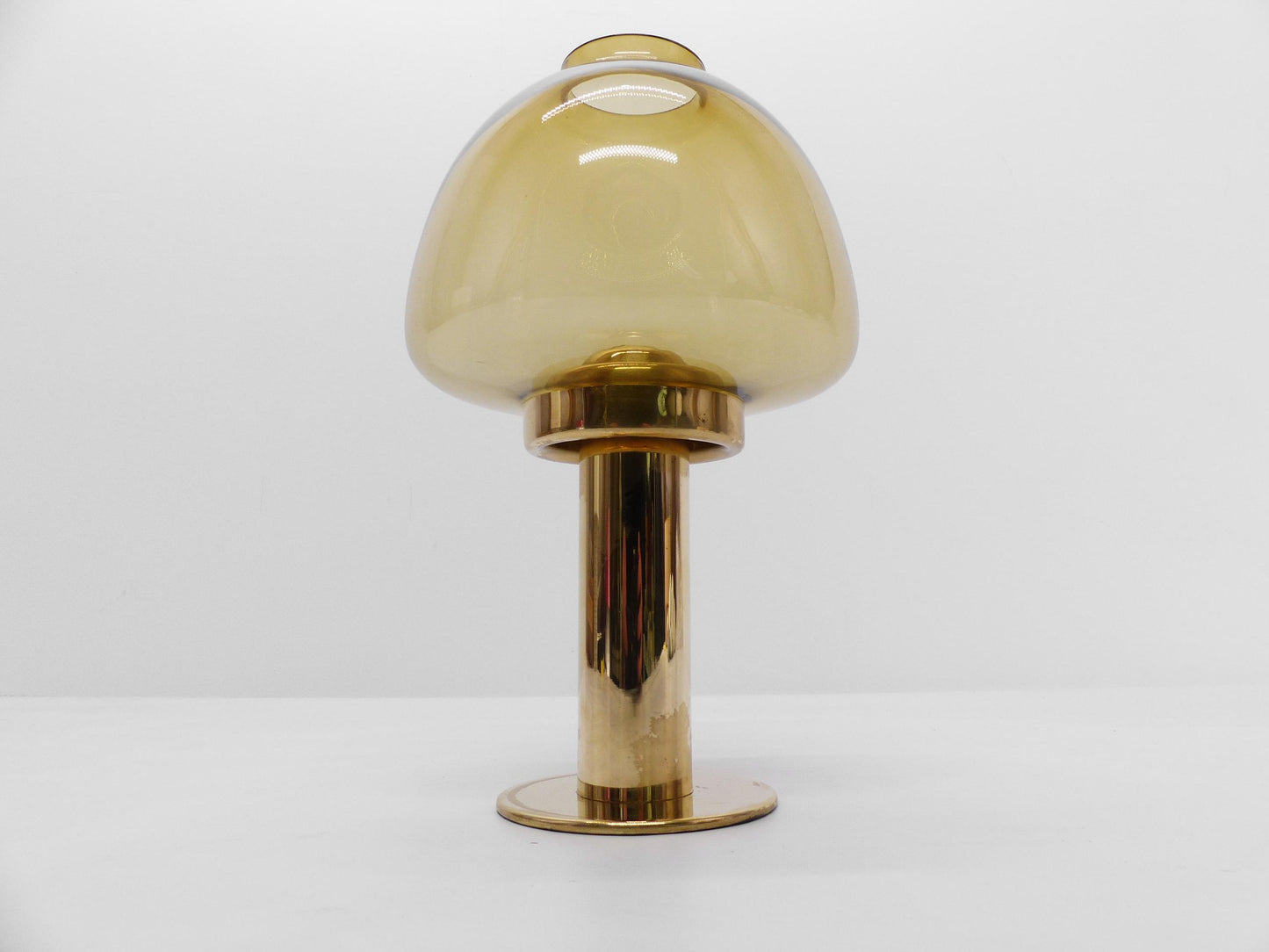 Bougeoir scandinave Hans-Agne Jakobsson Claudia jaune miel L10227 1960