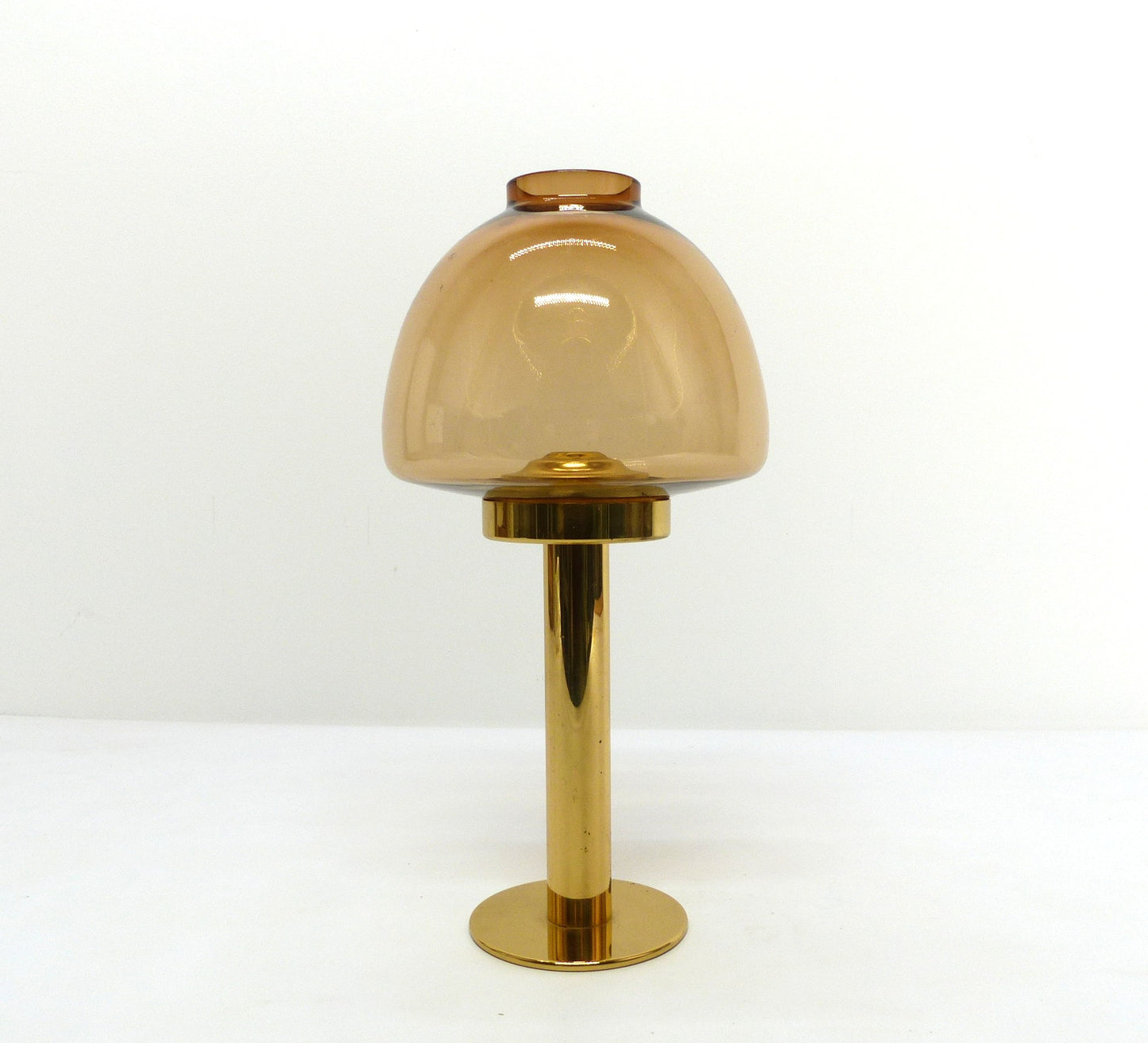 Bougeoir scandinave Hans-Agne Jakobsson Claudia miel L10232 1960