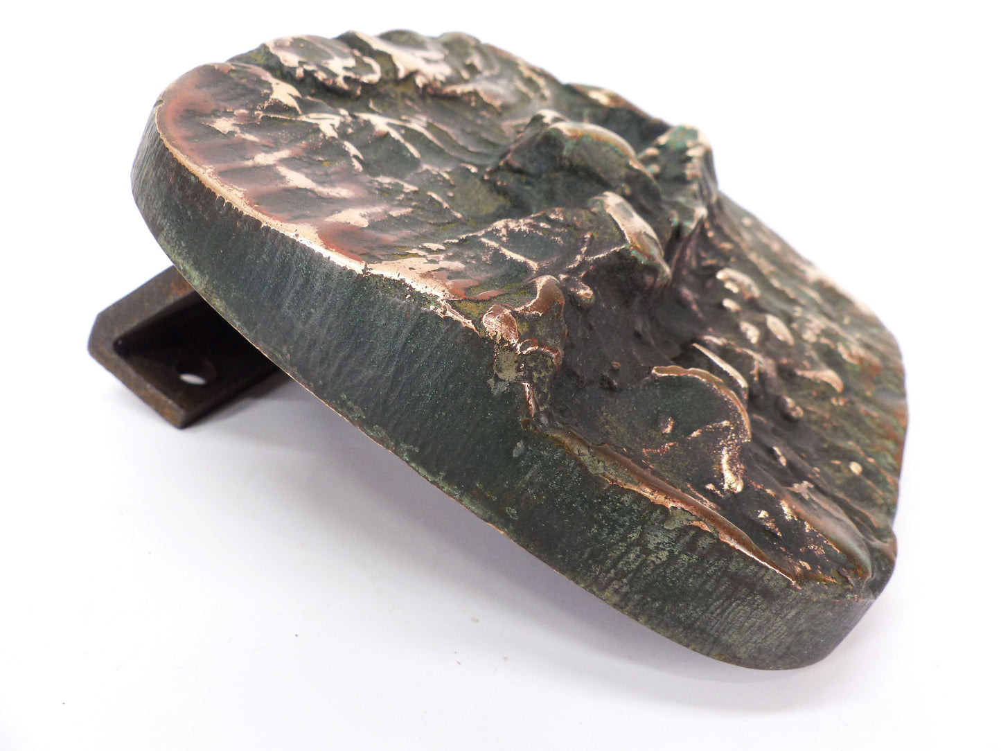 POIGNÉE DE PORTE BRUTALISTE ALPAN EN BRONZE 1960