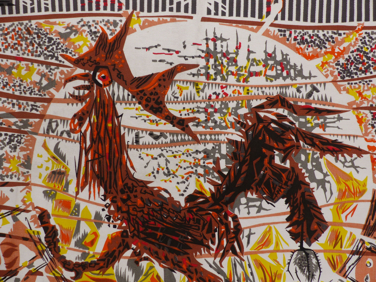 Tapisserie au Coq Delevallez 1967