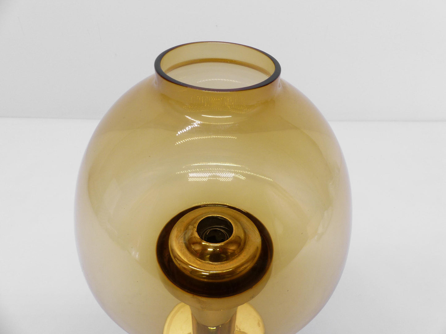 Bougeoir scandinave Hans-Agne Jakobsson Claudia jaune miel L10227 1960