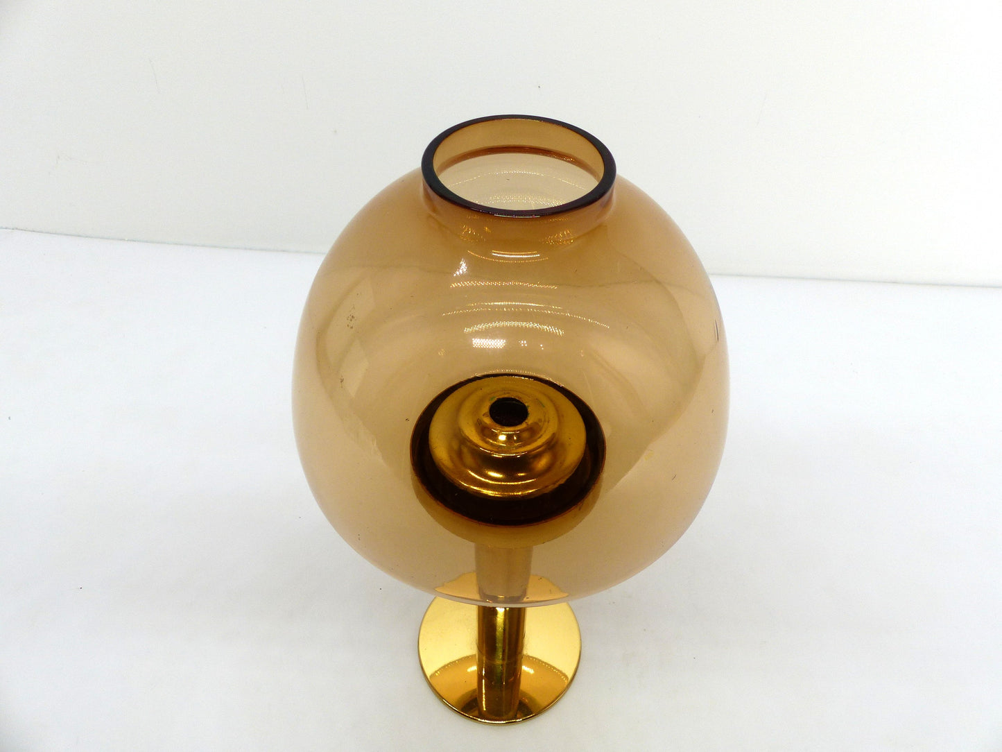 Bougeoir scandinave Hans-Agne Jakobsson Claudia miel L10232 1960
