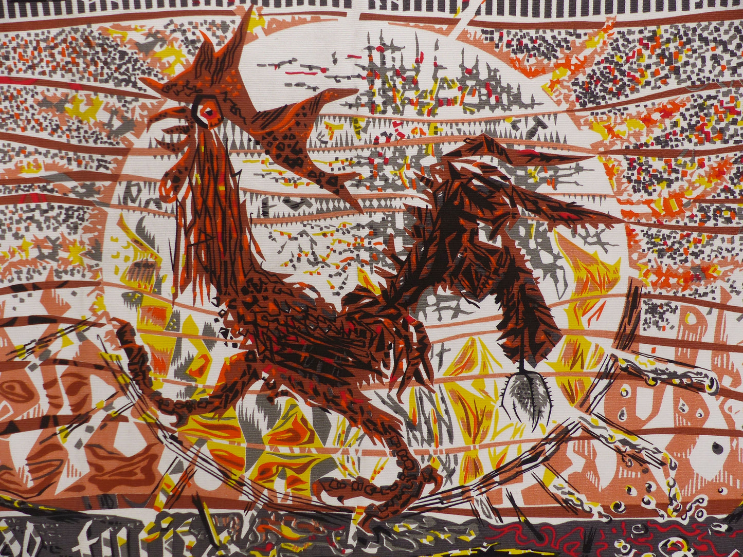 Tapisserie au Coq Delevallez 1967