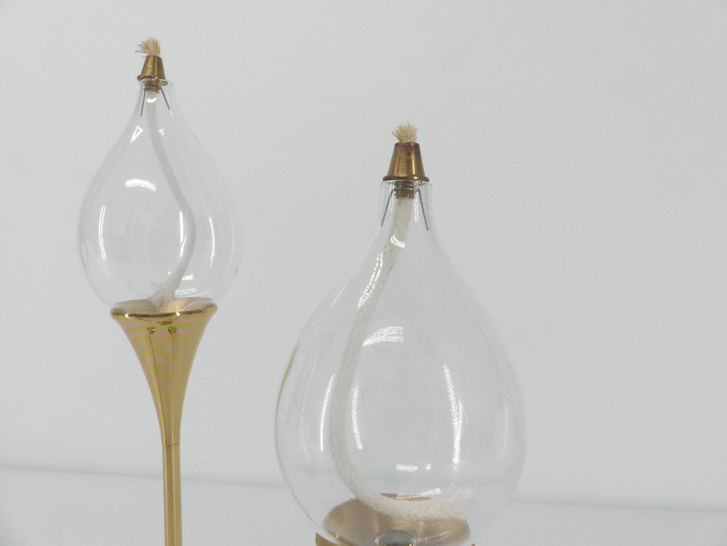 3 LAMPES À HUILE EN LAITON FREDDIE ANDERSEN 1970