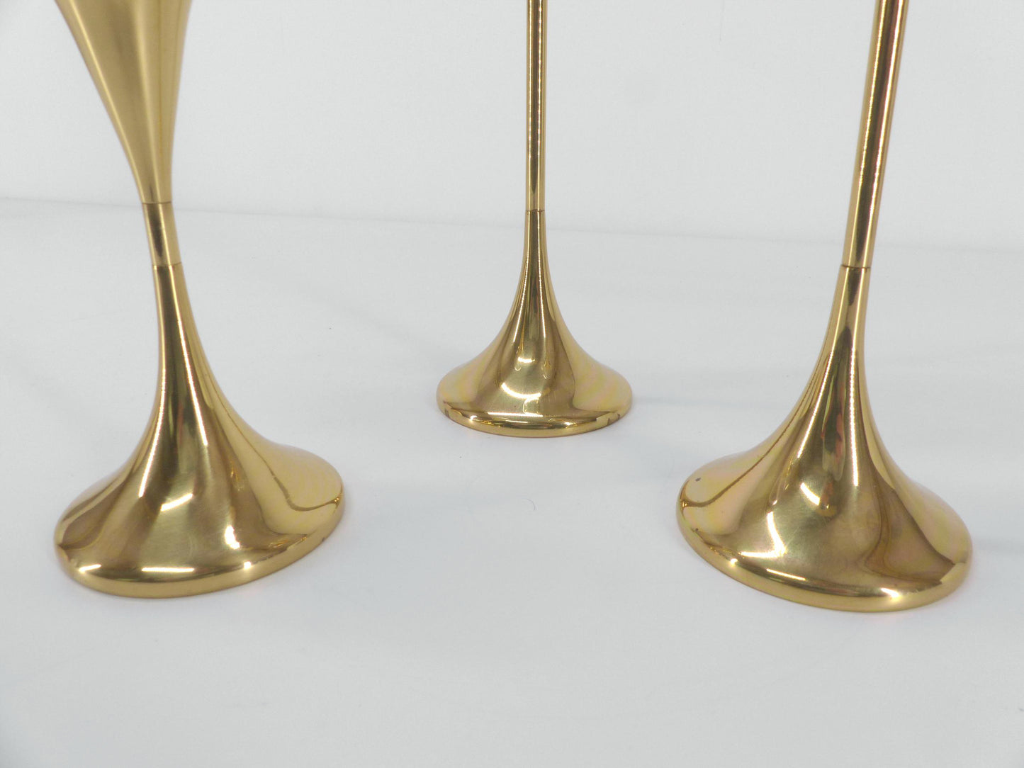 3 LAMPES À HUILE EN LAITON FREDDIE ANDERSEN 1970