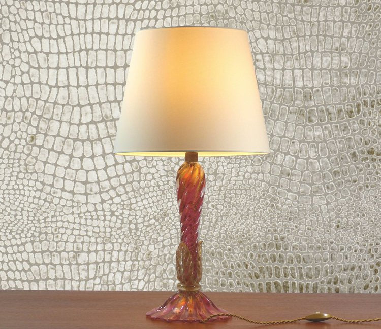 LAMPE DE TABLE VINTAGE MURANO D' ALFREDO SEGUSO 1950