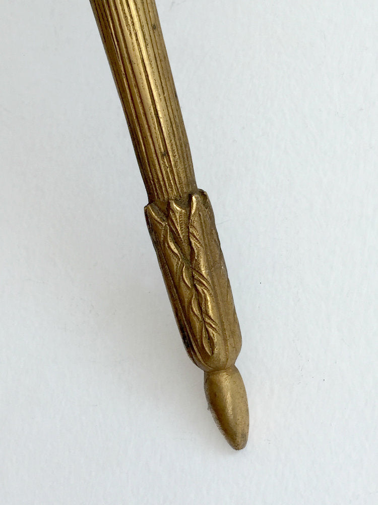 Applique torchère en bronze 1960