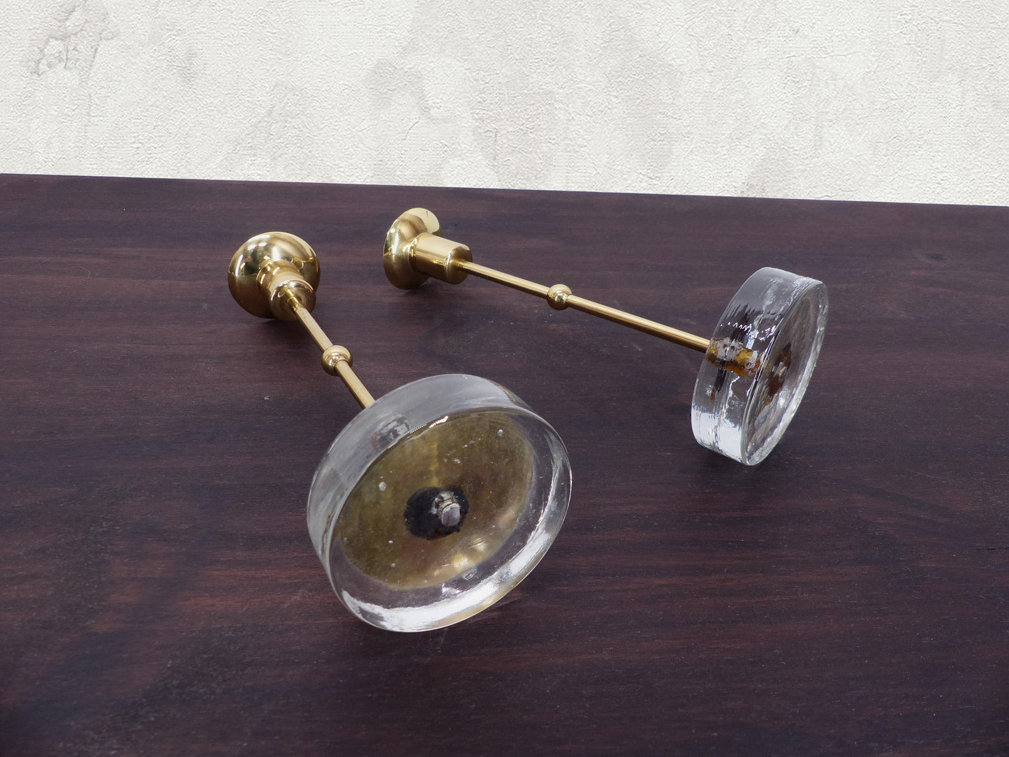 2 Scandinavian candlesticks Gunnar Ander for Ystad Metall 1960