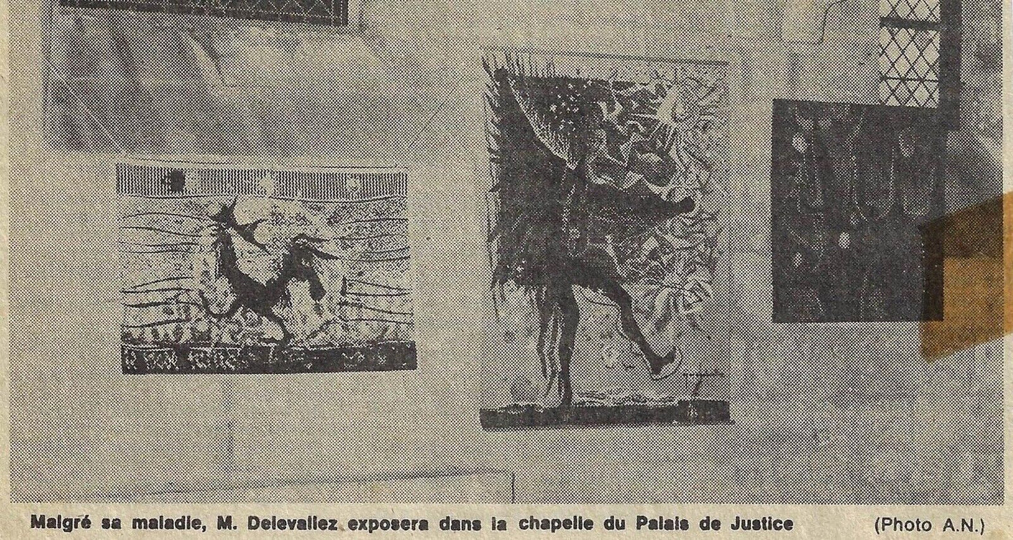 Tapisserie au Coq Delevallez 1967