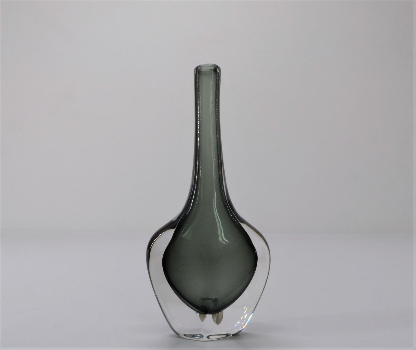 VASE SOMMERSO SCANDINAVE NILS LANDBERG POUR ORREFORS
