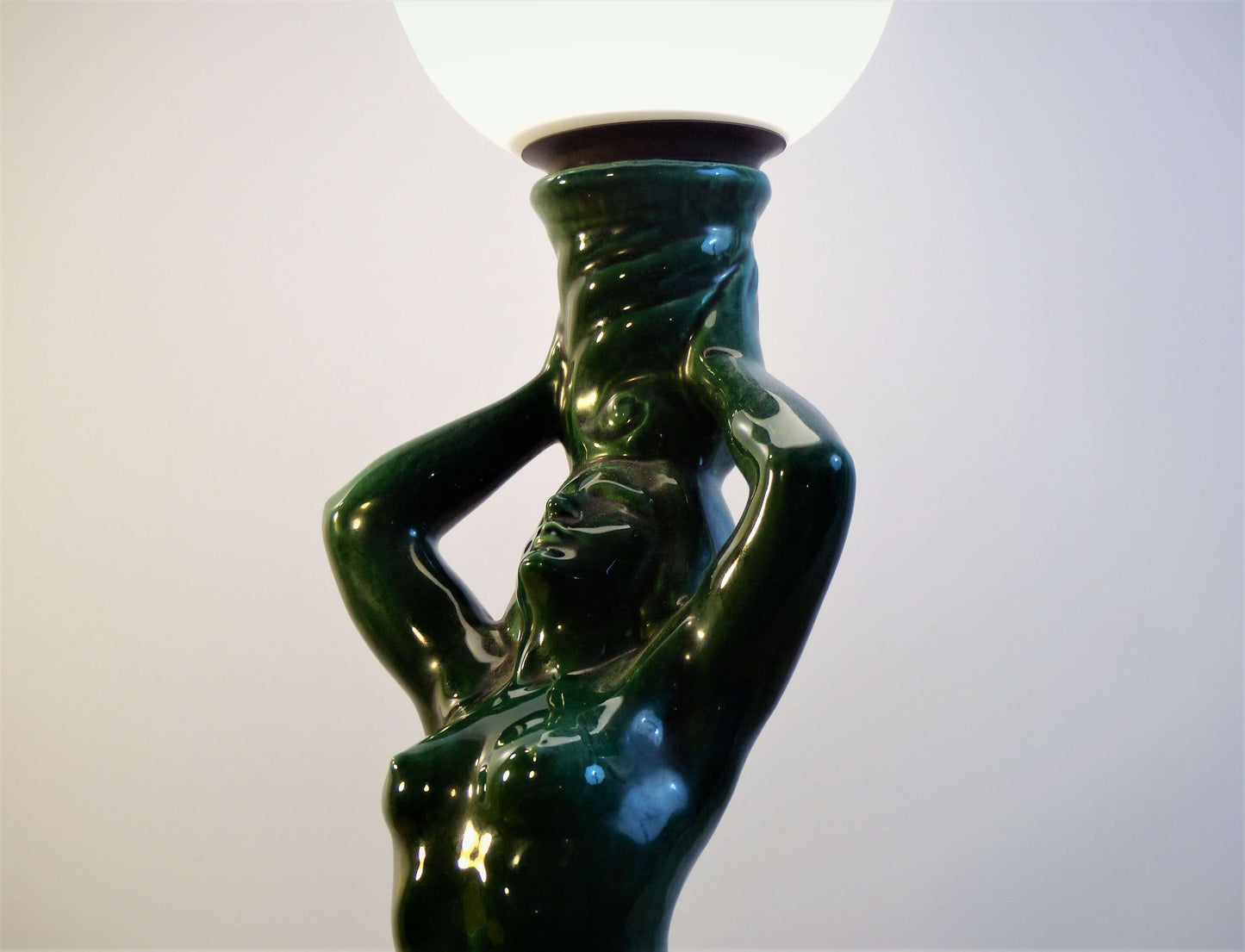 Grande Lampe sirène signée Bonome 1950