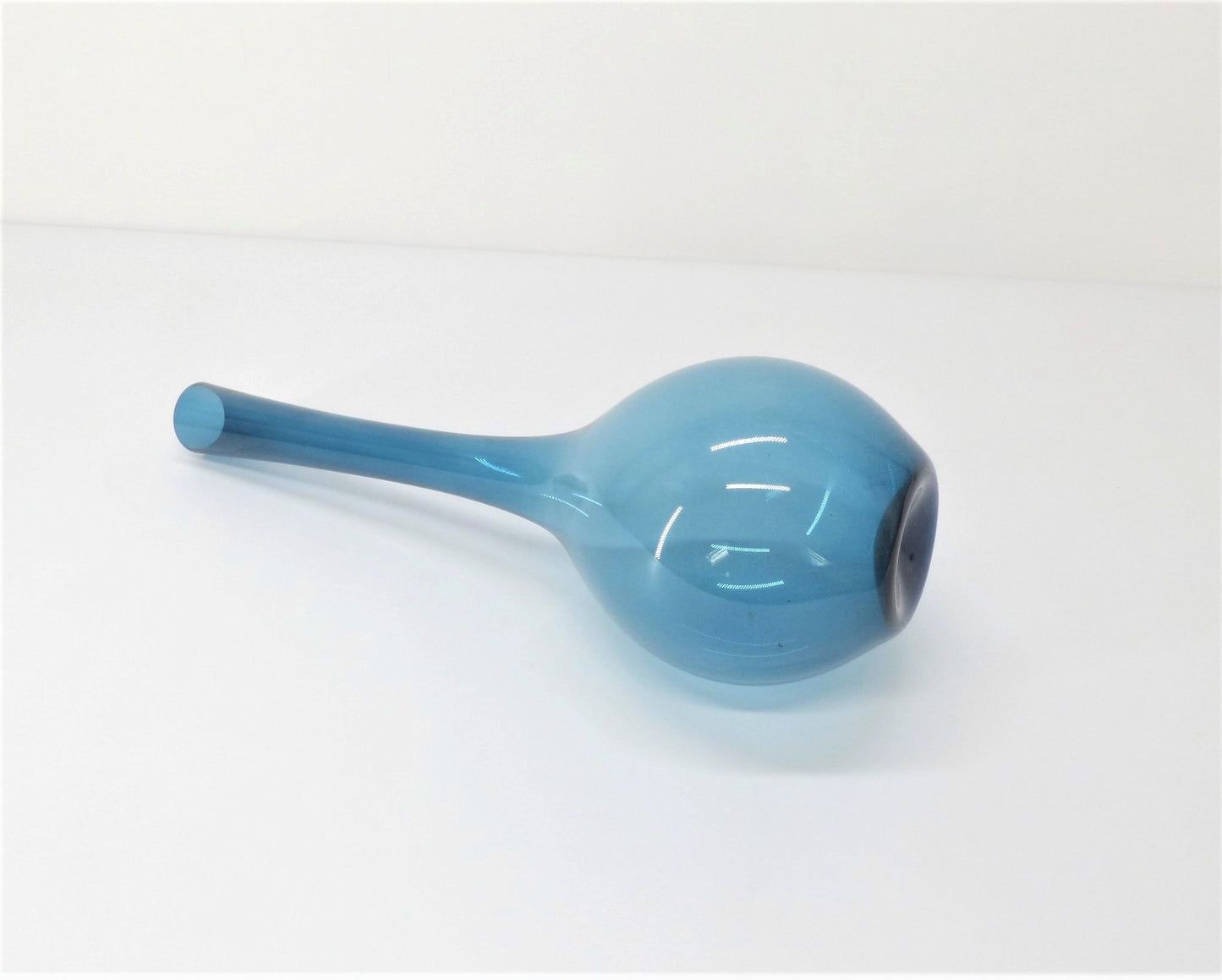VASE TULIPE SCANDINAVE BLEU 1960 ATT ARTHUR PERCY XXL
