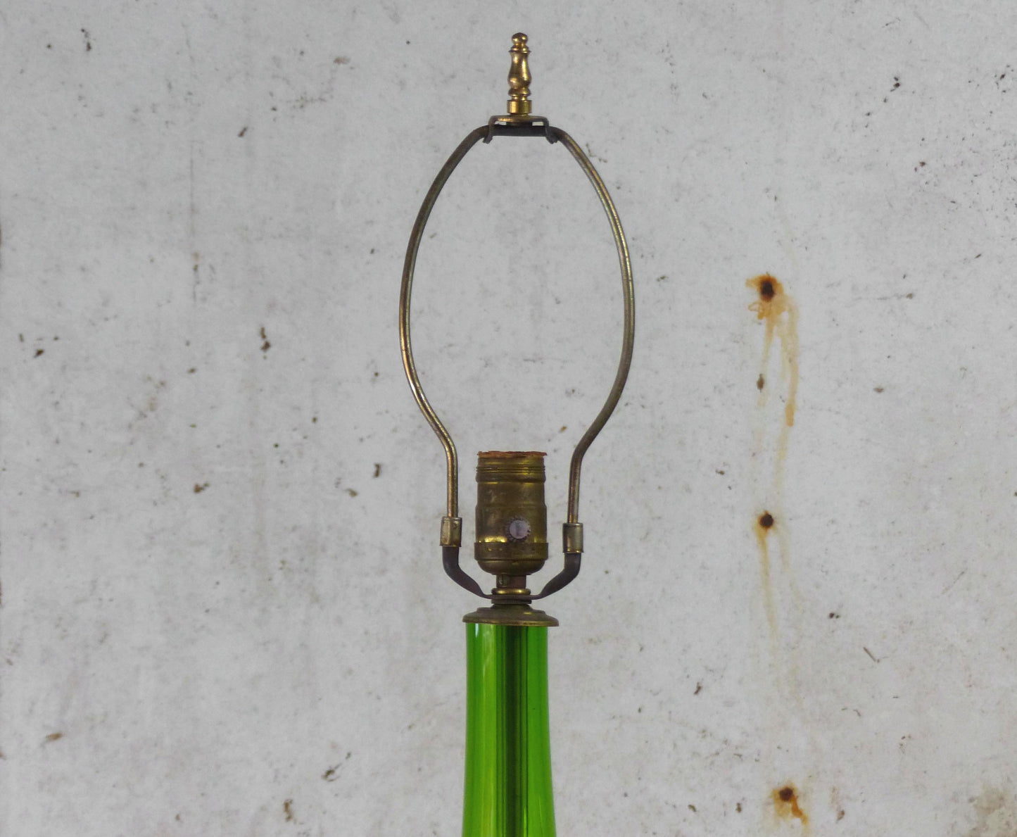 Lampe XXL Blenko en verre soufflé