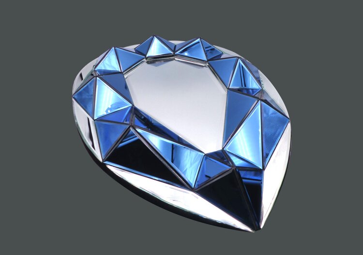 MIROIR FACETTÉ PAR OLIVIER DE SCHRIJVER