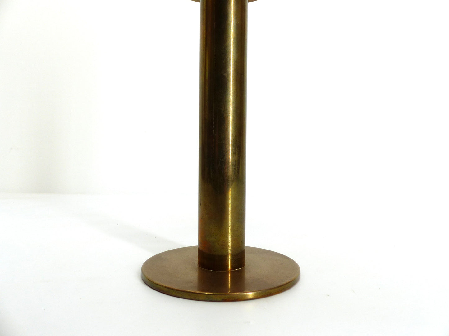 Bougeoir en verre miel Hans-Agne Jakobsson markaryd l 10232 1960