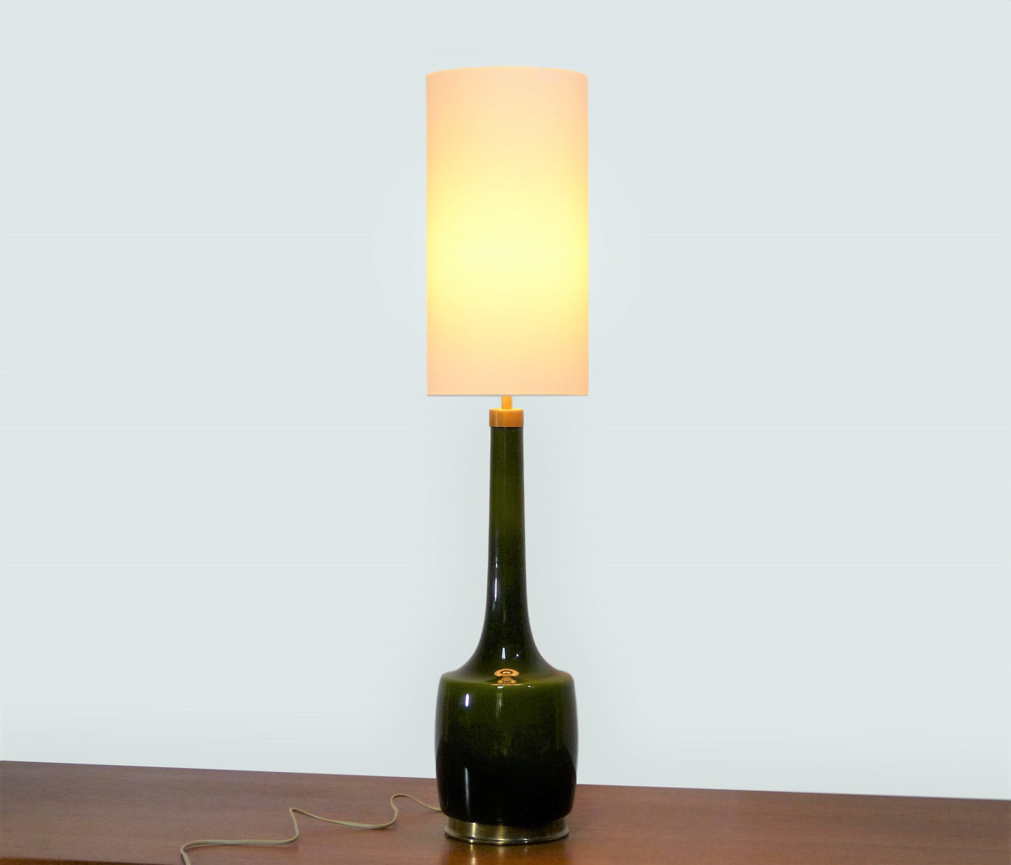 LAMPE SCANDINAVE EN VERRE HOLM SORENSEN 1960