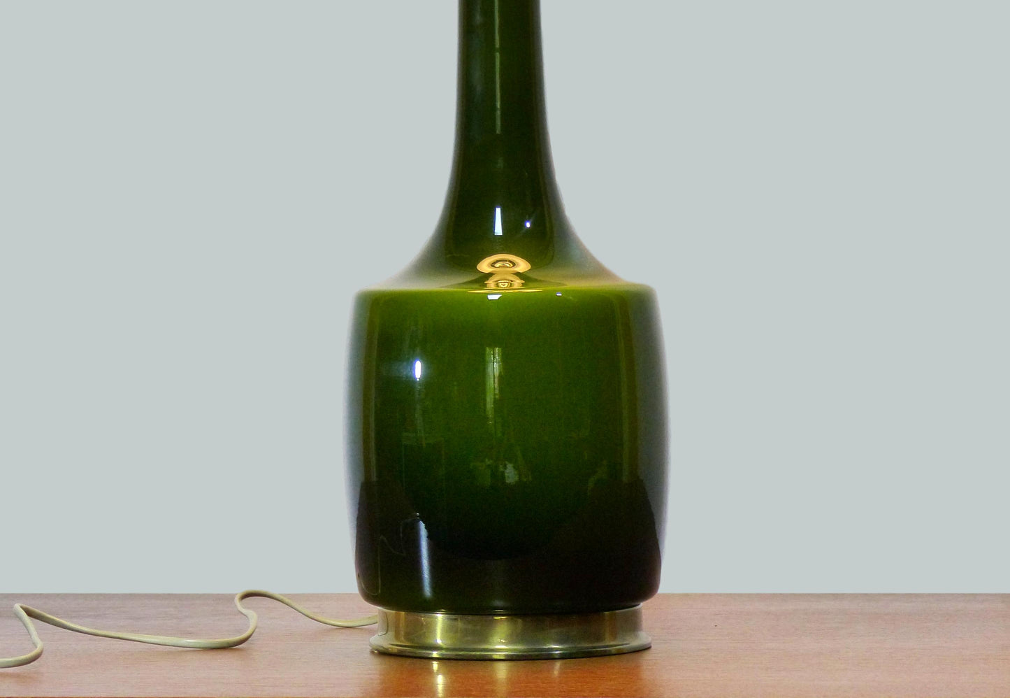 LAMPE SCANDINAVE EN VERRE HOLM SORENSEN 1960