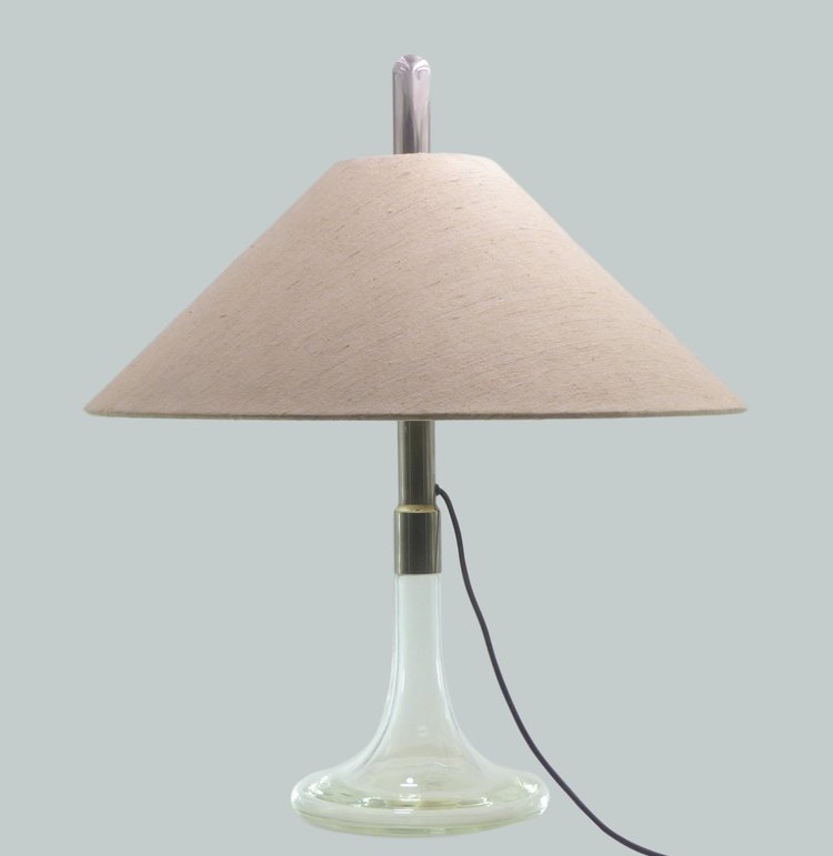 LAMPE DE TABLE VINTAGE EN VERRE INGO MAURER