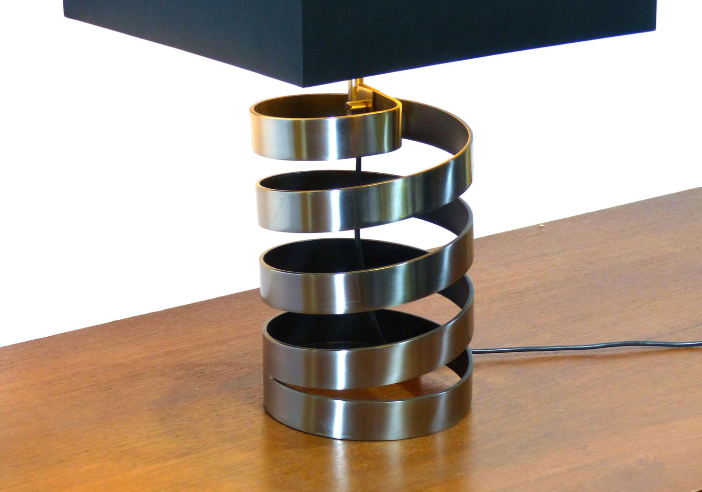 Lampe de bureau spirale de Jacques Charpentier 1972