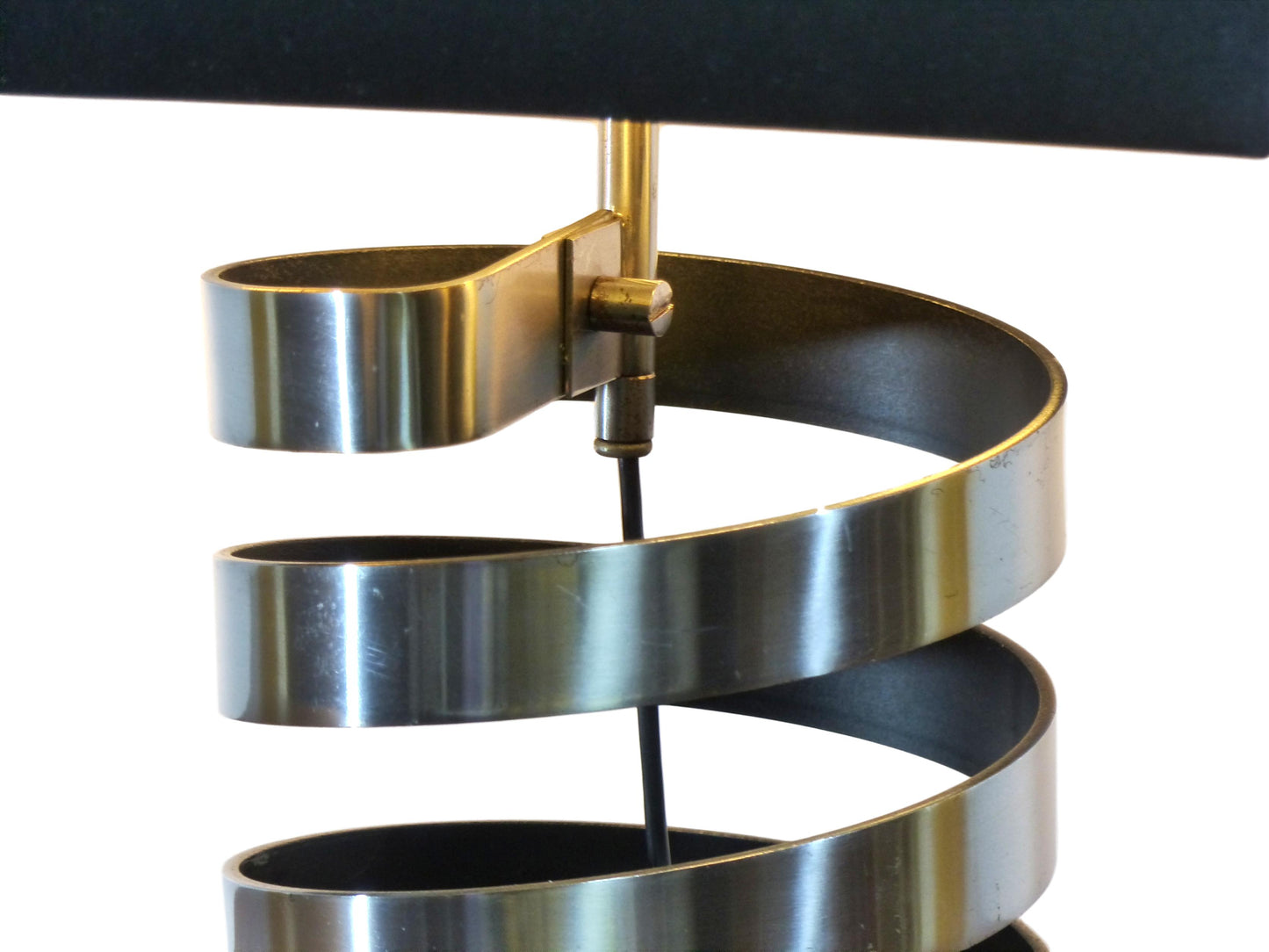 Lampe de bureau spirale de Jacques Charpentier 1972