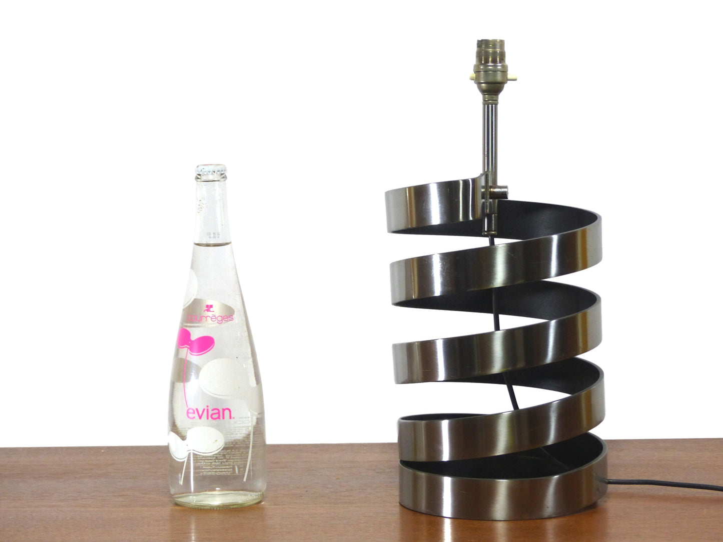 Lampe de bureau spirale de Jacques Charpentier 1972