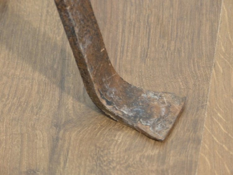 LAMPADAIRE FER FORGÉ AU COQ DES ATELIERS MAROLLES 1950