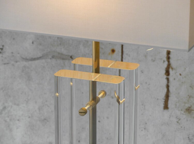 LAMPE PLEXIGLASS VINTAGE
