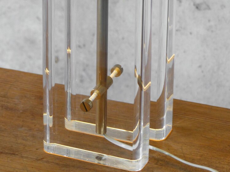 LAMPE PLEXIGLASS VINTAGE