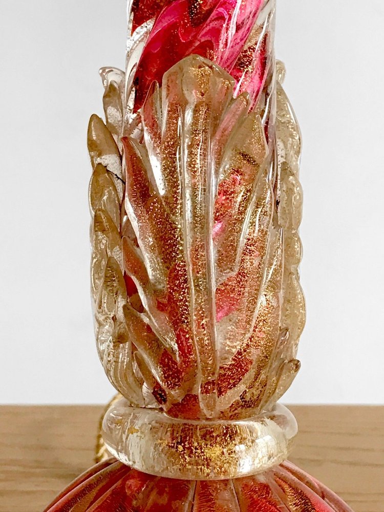 LAMPE DE TABLE VINTAGE MURANO D' ALFREDO SEGUSO 1950