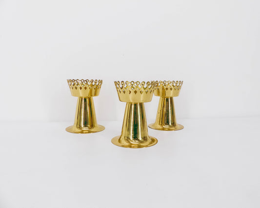 3 Hans-Agne Jakobsson L159 candlesticks - 1960