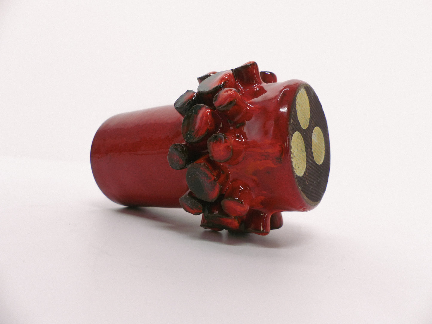 Vase Ceralux rouge Hans Welling - Ceramano 1960