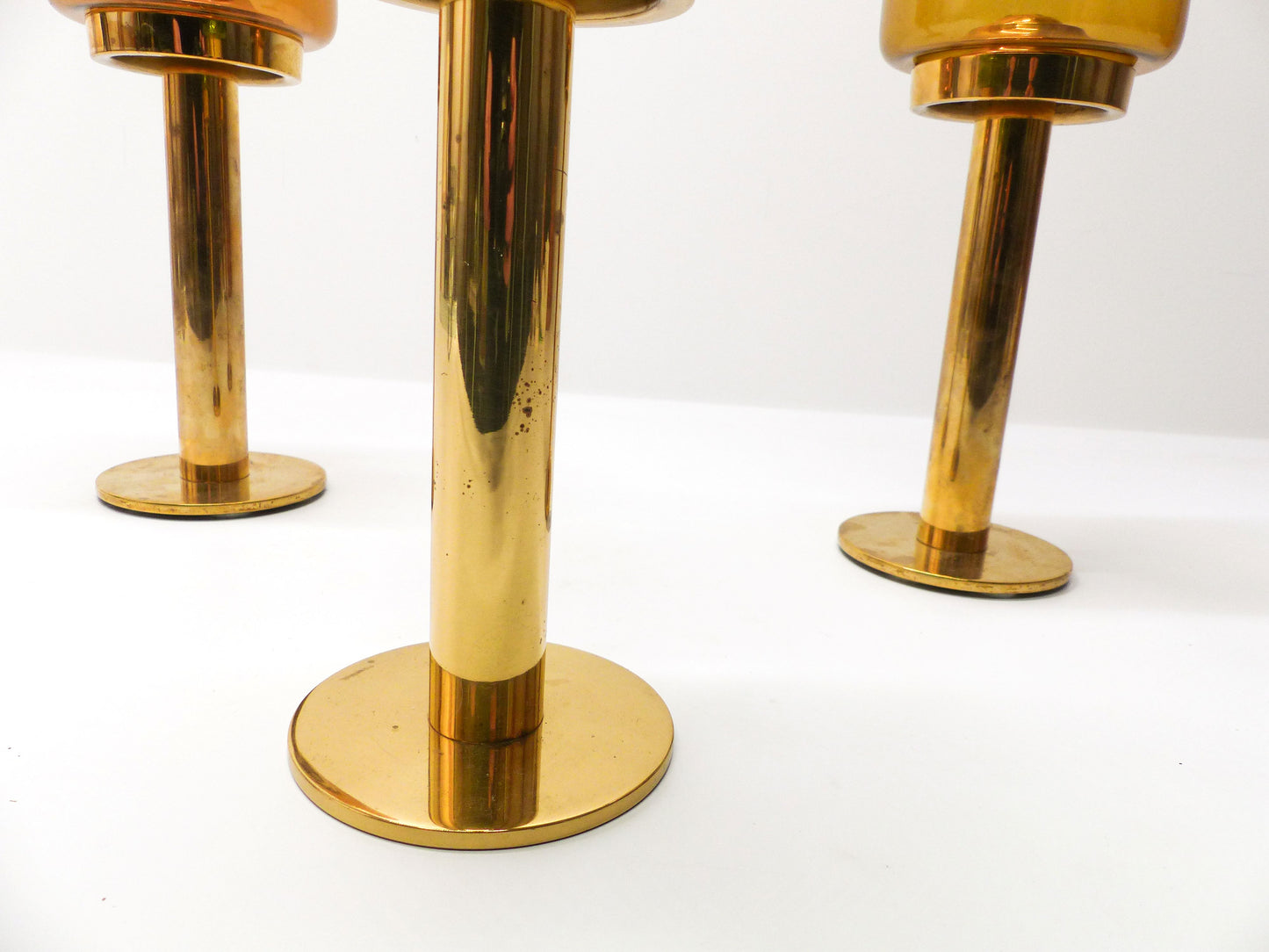 3 HANS-AGNE JAKOBSSON CANDLE HOLDERS 1960