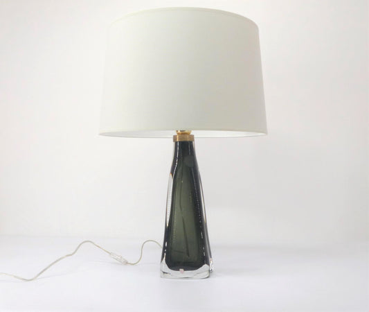 SCANDINAVIAN XL GLASS LAMP CARL FAGERLUND FOR ORREFORS 1960