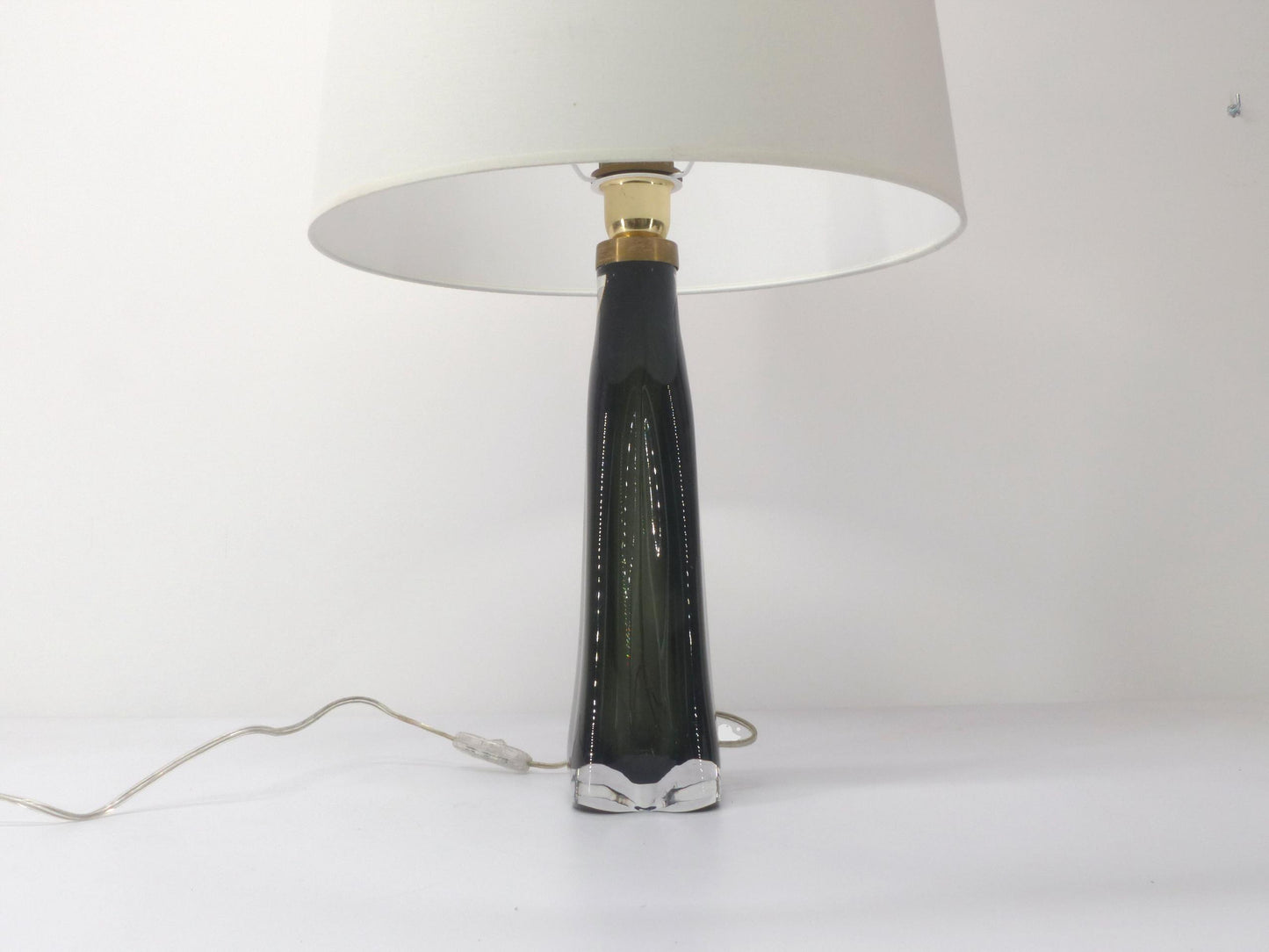 LAMPE SCANDINAVE XL EN VERRE CARL FAGERLUND POUR ORREFORS 1960