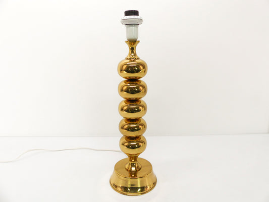 Pied de Lampe boules scandinave en laiton dorée ENCO 1960