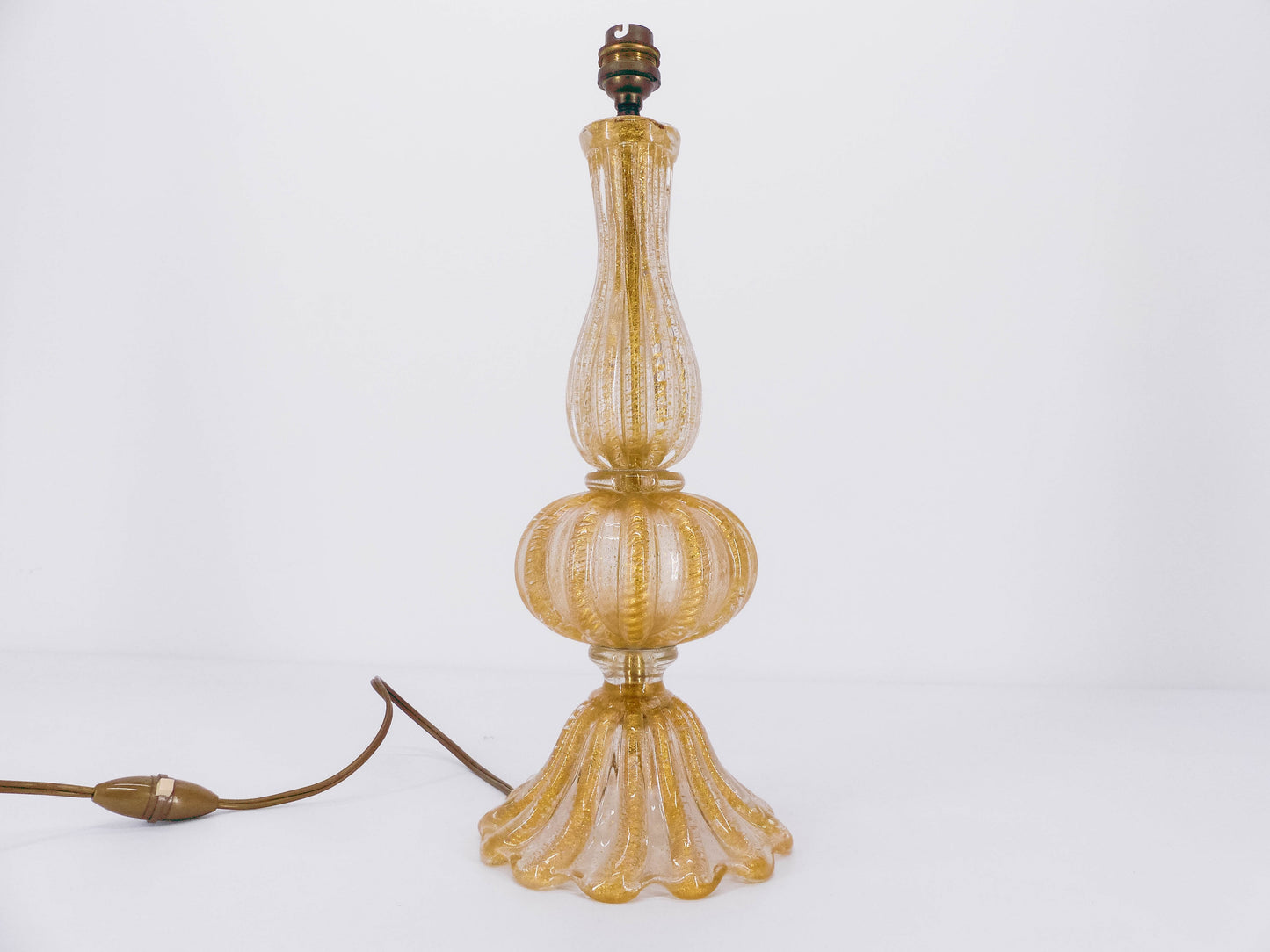 Pied de lampe Murano Barovier et Toso 1960