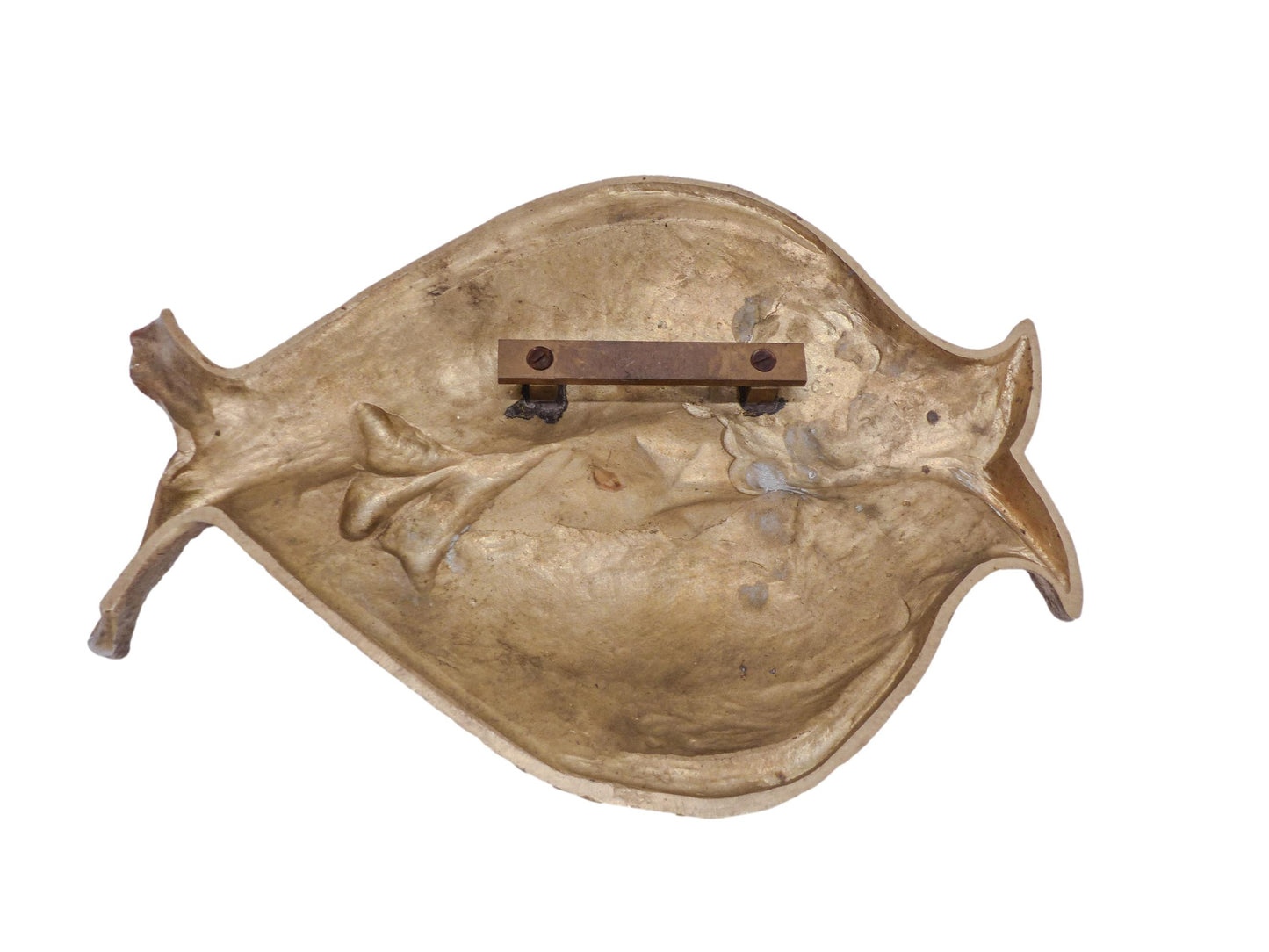 Bronze fish wall sculpture Chrystiane Charles for Maison Charles 1970