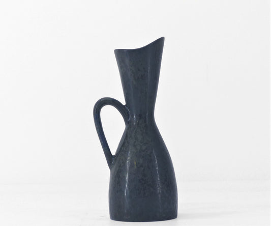 CARL HARRY STALHANE RÖRSTRAND BLUE STONESTONE VASE 1960