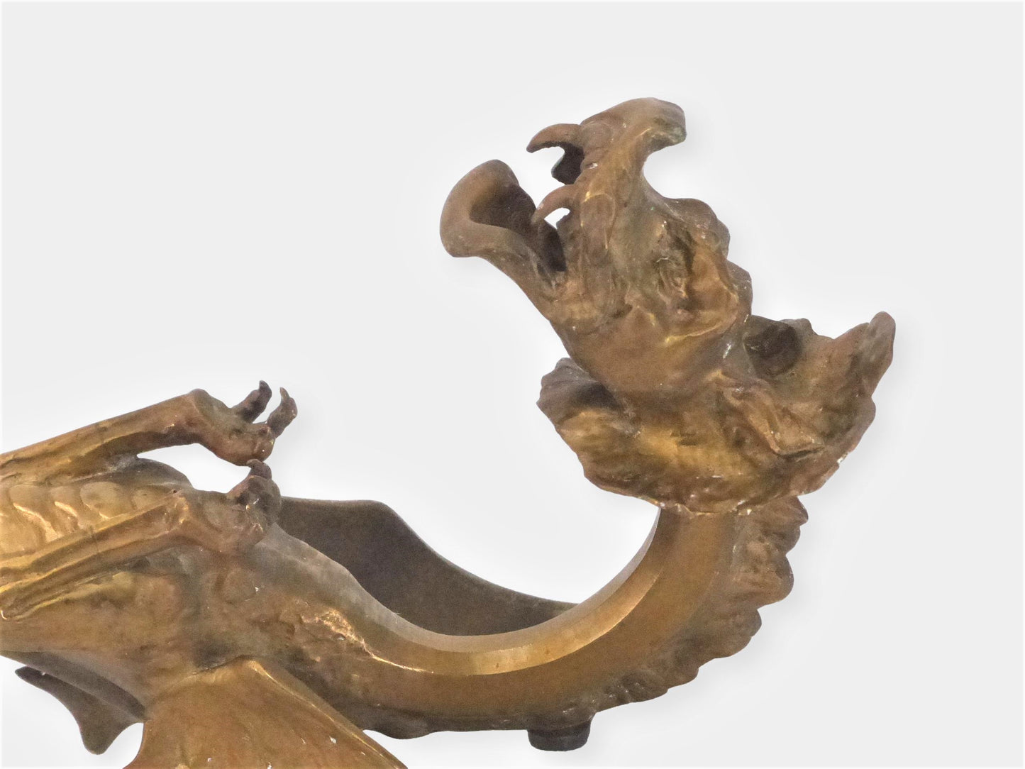 XXL DRAGON WALL LIGHT IN GOLDEN BRONZE 2 LIGHTS 1920