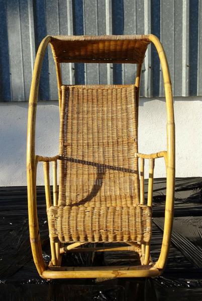 Rare fauteuil rocking-chair Bettonica