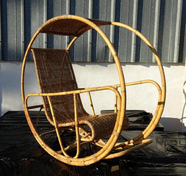 Rare Bettonica rocking chair