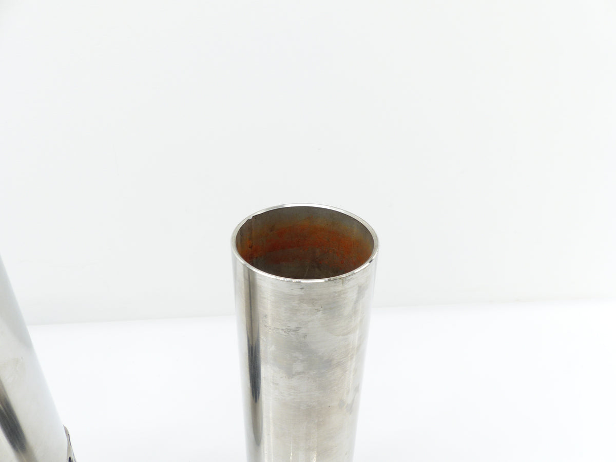 Set of two BMF brutalist metal vases – Germany, 1970s