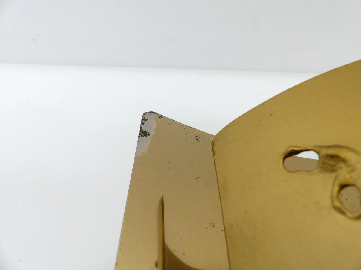 Paire d’appliques brutalistes Boréns modèle 6477 en laiton perforé – Suède, vers 1970