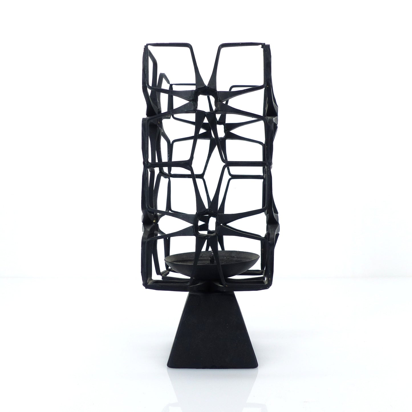 Bougeoir brutaliste en fer forgé, Bruce Weir, Écosse, circa 1960
