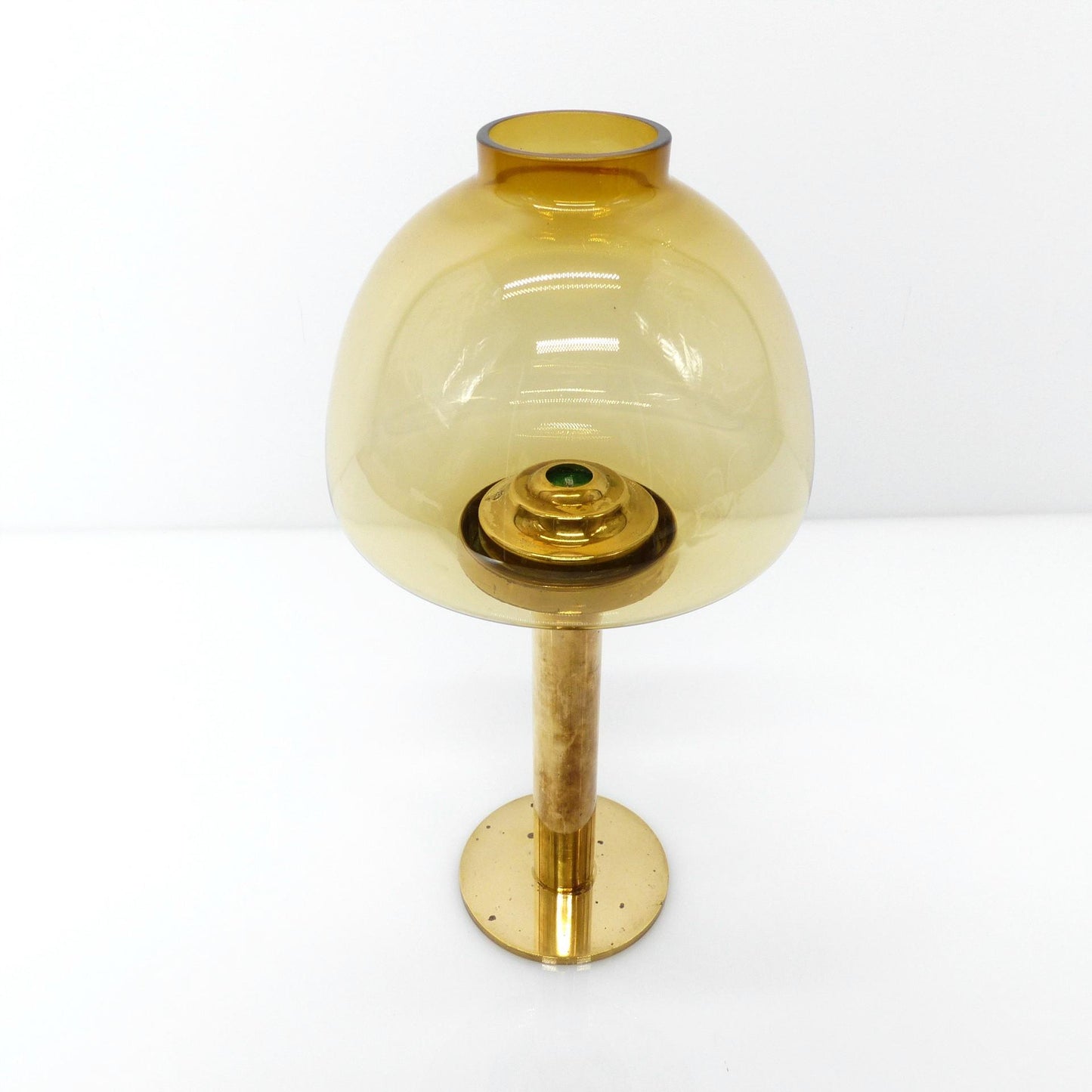 Bougeoir scandinave Hans-Agne Jakobsson Claudia jaune L10232 1960