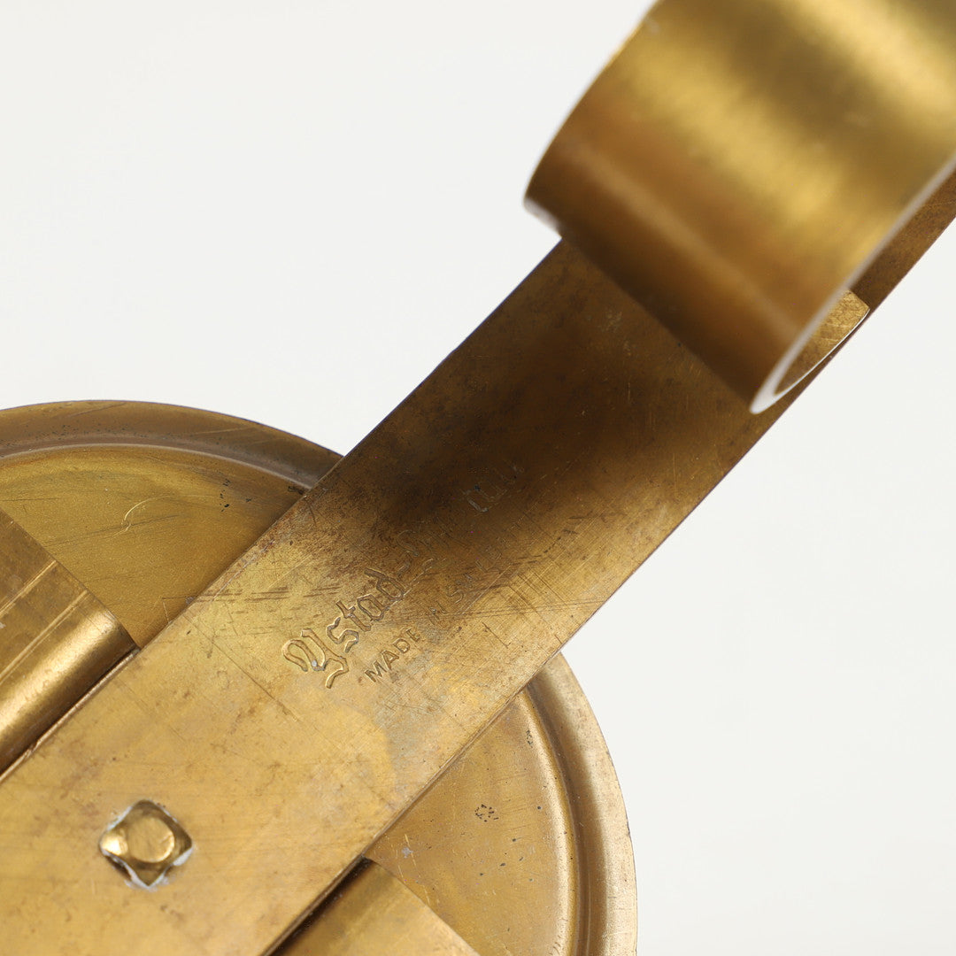 Ystad Metall brass candlestick – Sweden, 1960s