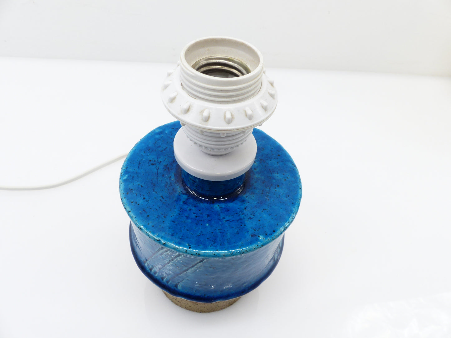 Blue Stoneware Table Lamp by Inger Persson for Rörstrand, Sweden, 1960s