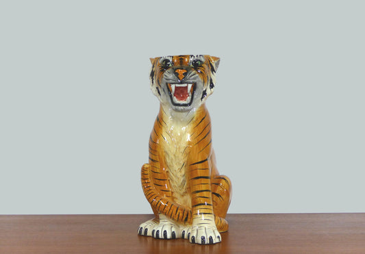 Vintage tiger umbrella pot 1970