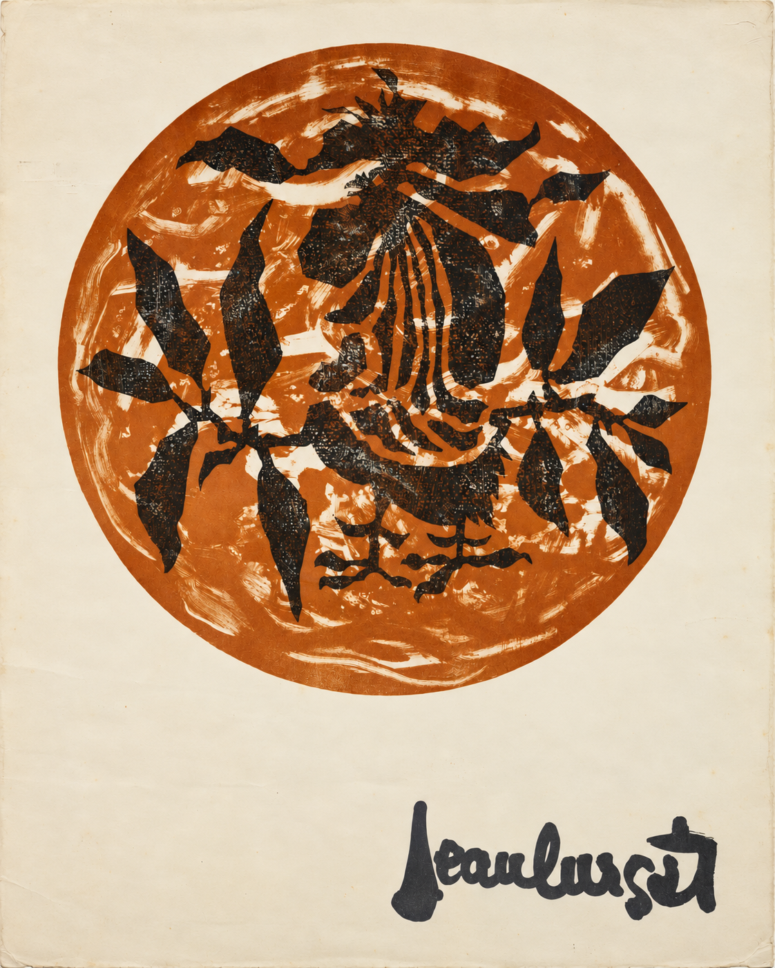 Jean Lurçat – Coq – Lithographie en couleurs, vers 1960–1962